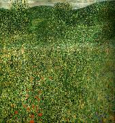 Gustav Klimt blommande falt Sweden oil painting artist